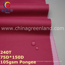 100%Polyester Pongee PU Coating Fabric for Sports Dust Coat Garment (GLLML249)
